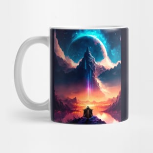 Cosmic Chaos: Magical Landscapes Mug